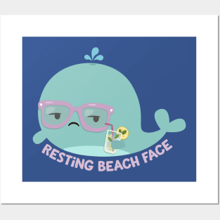 Resting Beach Face Posters and Art